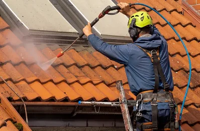 Démoussage et hydrofuge de toiture à Fricamps